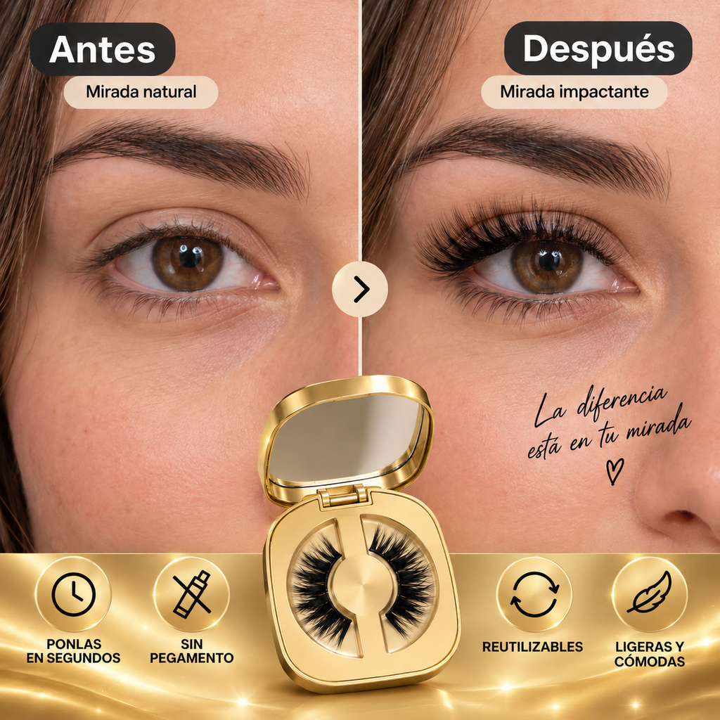 LashGlow™ - Pestañas Magnéticas