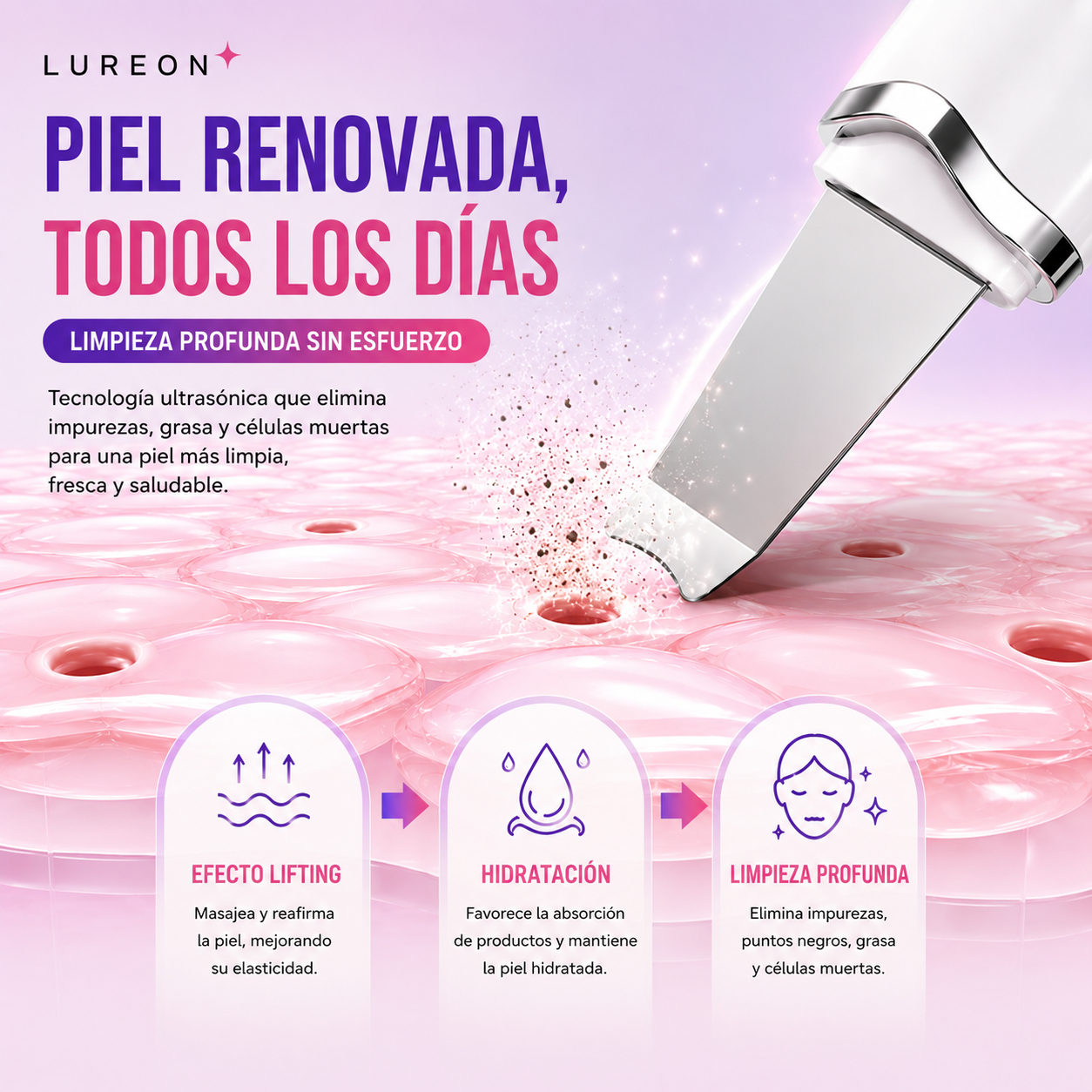 Depurador facial - Limpieza facial profunda en casa